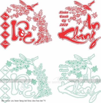 file vector cnc laser lieng tet khac dua hau tet 74