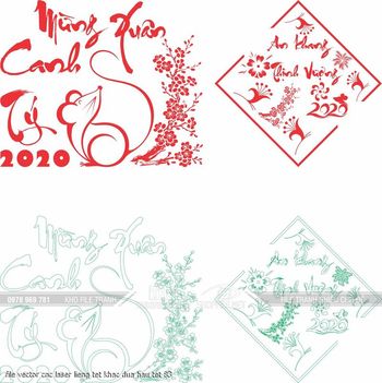 file vector cnc laser lieng tet khac dua hau tet 83