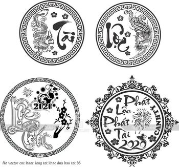 file vector cnc laser lieng tet khac dua hau tet 86