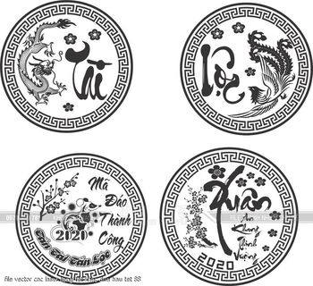 file vector cnc laser lieng tet khac dua hau tet 88