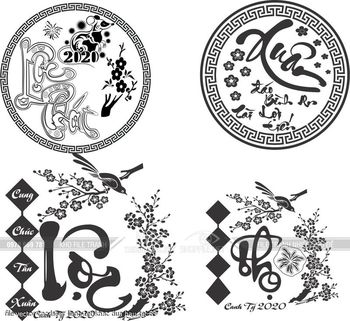 file vector cnc laser lieng tet khac dua hau tet 89