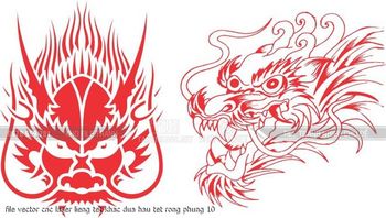 file vector cnc laser lieng tet khac dua hau tet rong phung 10