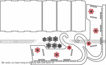 file vector cnc laser trang tri le giang sinh noel decor 11