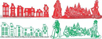 file vector cnc laser trang tri le giang sinh noel decor 22