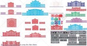 file vector cnc cong dam cuoi nhung canh cong doc dao