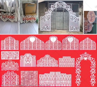 file vector cnc cong cuoi khanh dam cuoi nhung canh cong nghe thuat dac sac