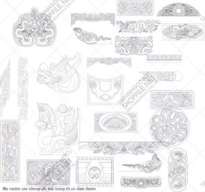 file vector cnc nhung chi tiet trang tri co dien