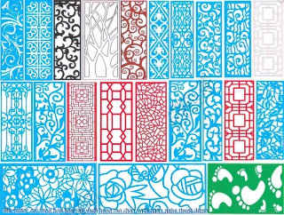 file vector cnc tong hop hoa van vach hang rao chan vach ngan nghe thuat