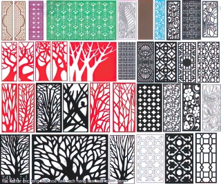 file vector cnc tong hop hoa van vach hang rao vach chan