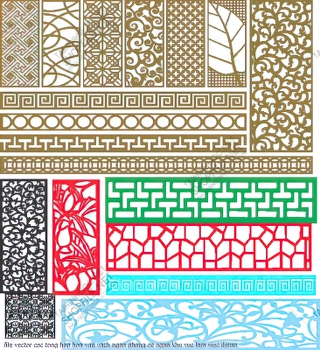 file vector cnc tong hop hoa van vach ngan phong oc ngan khu vuc lam viec