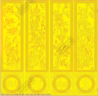 file vector cnc tranh tu quy mau cam de chiu decor file vector cnc tranh tu quy mau cam de chiu decor