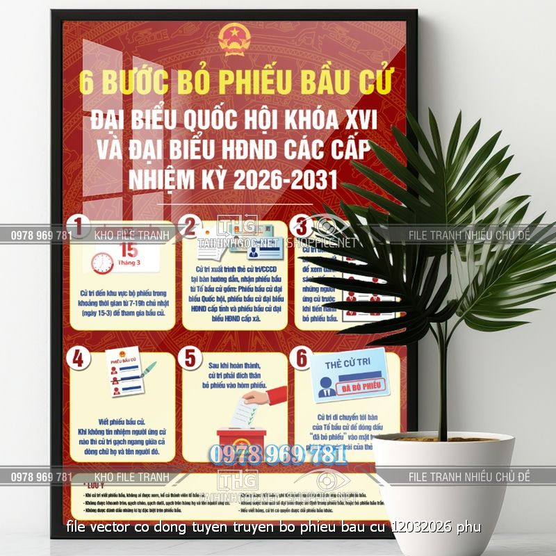 file vector co dong tuyen truyen bo phieu bau cu 12032026 phu