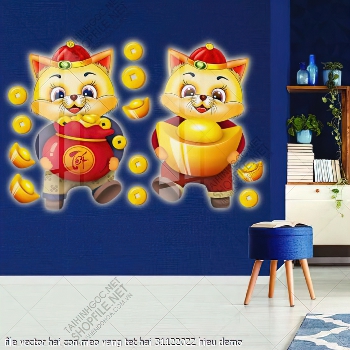 file vector hai con meo vang tet hai 31122022 hieu