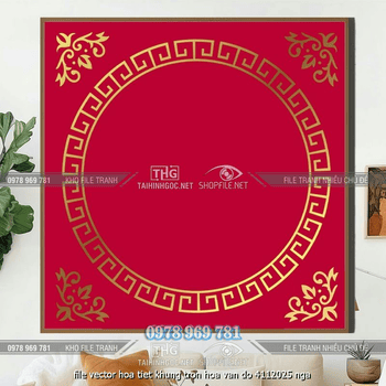 file vector hoa tiet khung tron hoa van do 4112025 nga