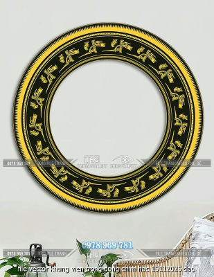 file vector khung vien trong dong chim hac 15112025 dao