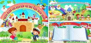 thu vien mam non tranh tre em