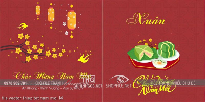 file vector thiep tet nam moi 14