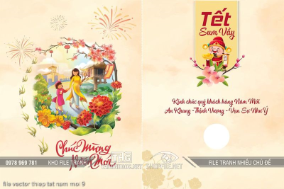 file vector thiep tet nam moi 9
