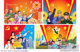 file vector tranh co dong kinh te gia dinh