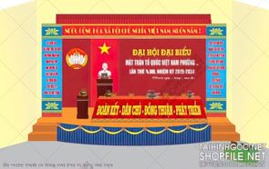 file vector tranh co dong mat tran to quoc viet nam