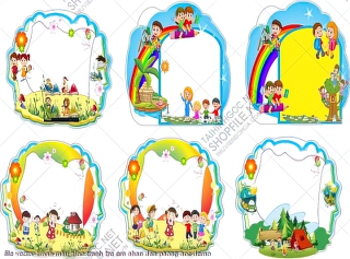 file vector tranh mau giao tranh tre em nhan dan phong hoc