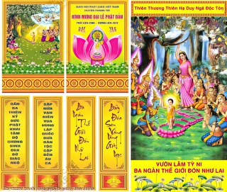 file vector tranh phat giao le giang dao