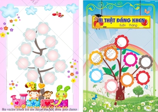 file vector tranh tre em decor lop hoc mau giao