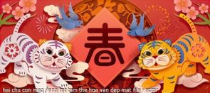 hai chu con meo vang tet tam the hoa van dep mat file vector
