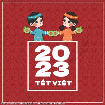 hai co be cau be chia se li xi tet nam moi file vector
