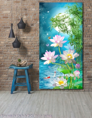 hoa sen ca koi 5 3 2021 truong