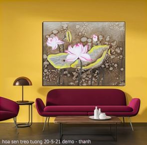 hoa sen treo tuong 20 5 21  thanh