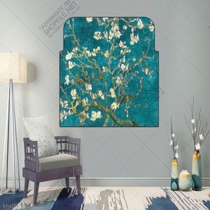 tranh hoa mau don khach 4 ha