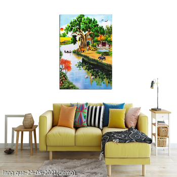 tranh son dau lang que 24 05 2021