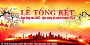 le tong ket cuoi nam don nam moi banner file vector