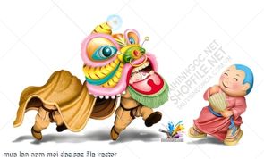 mua lan nam moi dac sac file vector