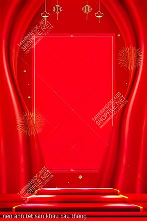 nen anh tet san khau cau thang