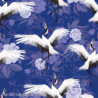 tranh chim cong nen tet hac bay tu huong