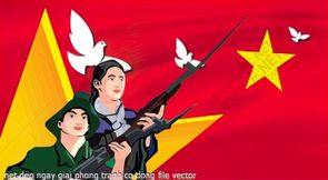 net dep ngay giai phong tranh co dong file vector