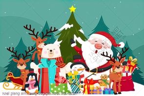 noel giang sinh cung ong gia noel file vector