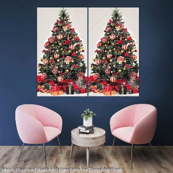 phong chup noel giang sinh cong giao cay thong dep