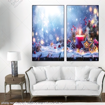 phong nen chup anh studio giang sinh noel