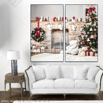 phong nen chup hinh 3d noel dep