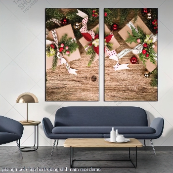 phong noel chup hinh giang sinh nam moi