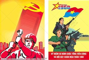poster co dong chien sy viet nam file vector