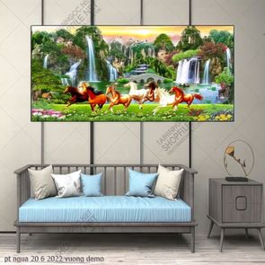 tranh phong thuy bat ma pt ngua 20 6 2022 vuong