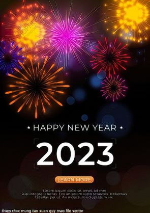 thiep chuc mung tan xuan quy mao file vector