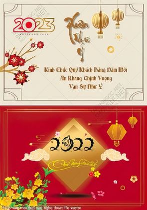 thiep nam moi dep mat nghe thuat file vector