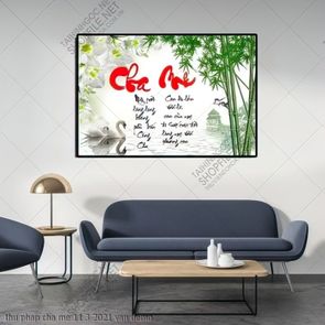 thu phap cha me 11 3 2021 van