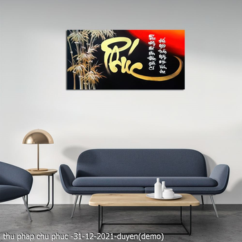 thu phap chu phuc  31 12 2021 duyen