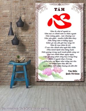 thu phap tam 20 3 2021 truong